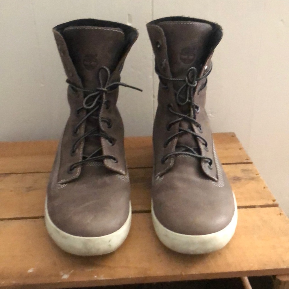 Timberland Gray Sneaker Boots